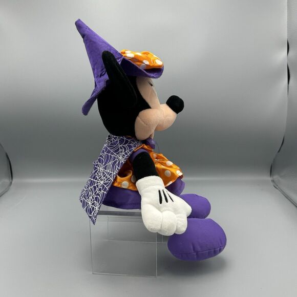 Hallmark Exclusive Minnie Mouse Disney Halloween Costume Witch Cape Plush 14" - Picture 6 of 13